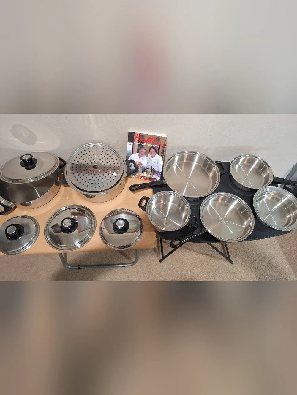 HealthCraft 12-Piece Stainless Steel Waterless Cookware Set – Never Used!